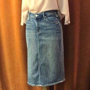 MOTHER Light Denim Skirt Sz 27